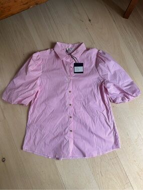 Patty Kim Striped Claudia Blouse